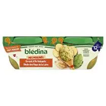 Blédina, Bols  écrasé d'artichauts dinde dès 12 mois