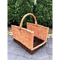 Votre rayon propose, Panier bûche carré bicolore