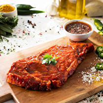 Votre boucher propose, Produit élaboré : Entrecôte marinée à la Mexicaine à griller