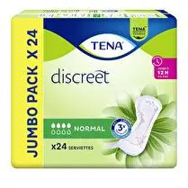 Tena, Serviettes incontinence normal x24