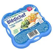 Blédina, Blédichef fondue de légumes et lieu dès 18 mois