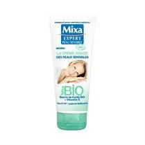 Mixa, Crème visage peaux sensibles BIO