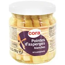 Cora, Pointes asperges blanches