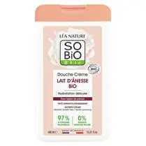 SO'BiO étic, Douche crème lait d'ânesse hydratation douceur