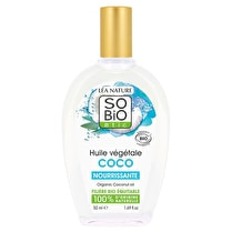 So'Bio étic, Huile végétale 100 % origine naturelle végétale coco
