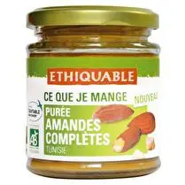 Ethiquable, Purée d'amandes complètes de Tunisie BIO