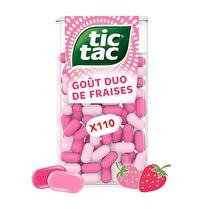 TIC TAC Pastilles Duo de fraises x 110