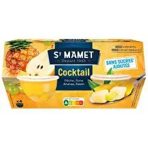 St Mamet, Cups cocktail 4 fruits