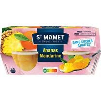 ST MAMET Ananas mandarine sans sucres ajoutés