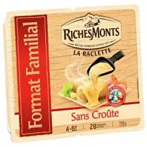 RichesMonts, Plateau raclette  Sans croûte  - 750 g