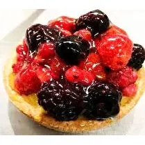 Votre pâtissier propose, Tartelettes fruits rouges crème pâtissière x2