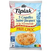 Tipiak, Coquilles St Jacques  A la normande  - 5 x 90 g