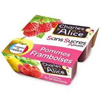 Charles & Alice, Dessert fruitier  Pomme framboise