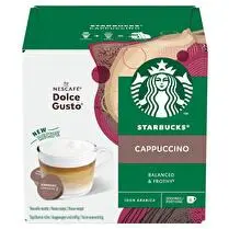 Starbucks, Capsules Cappuccino - x 12 Dolce Gusto