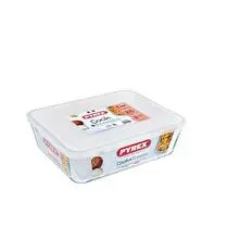 Pyrex, Boites de conservation en verre Cook & freeze rect 25 x 19 cm