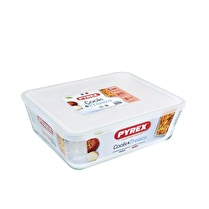 Pyrex, Boites de conservation en verre Cook & freeze rect 27 x 22 cm