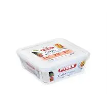 Pyrex, Boites de conservation en verre Cook & freeze carré 0,85 l