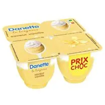 Danette, Le liégeois Saveur vanille Prix choc
