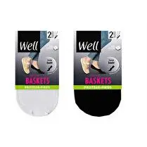 Well, Protège Pied Spécial Basket Blanc taille 35/38