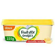 Fruit d'or, Margarine 100% végétale Oméga 3 doux tartine et cuisson