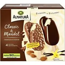 Alnatura, Bâtonnets vanille et amande x4