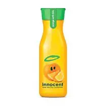 Innocent, Jus orange avec pulpe en bouteille