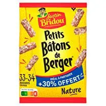 Justin Bridou, Petits bâtons nature - 150 g + 30% offerts