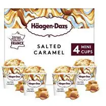 Häagen dazs, Mini cups  salted caramel  x 4