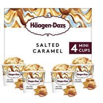 HÄAGEN DAZS Mini cups  salted caramel  x 4