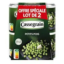 Cassegrain, Petits pois - 2 x 280 g