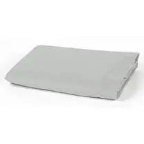 Influx, drap plat 180x290 gris perle