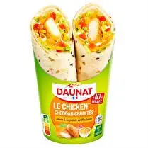 Daunat, Be wrappy le chicken cheddar crudités