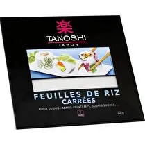 Tanoshi, Feuilles de riz carrées