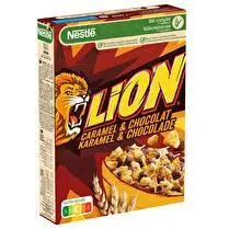 Nestlé, Céréales Lion caramel & chocolat