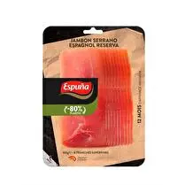 Espuna, Jambon serrano Réserva tranches superfines