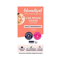 Blondépil, Bandes de cire froides visage