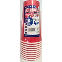 Votre rayon propose, Gobelets en carton 47cl rouge   x 10