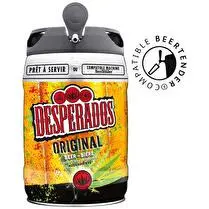 Desperados, Bière blonde aromatisée à la tequila   Fût