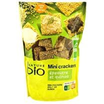 NATURE BIO Mini crackers épeautre et quinoa