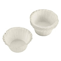 Metaltex, Caissettes à muffins blanches diamètre 65mm x30