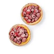 Votre pâtissier propose, Tartelettes framboises crème pâtissière x 2