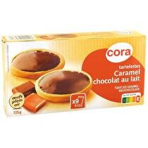 CORA Tartelettes chocolat caramel