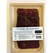 Votre charcutier propose, 12 tranches de viandes des Grisons