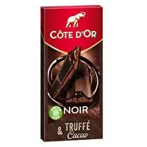 Côte d'or, Chocolat noir de noir truffé et cacao