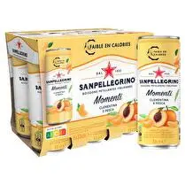 San Pellegrino, Eau plate aromatisée clémentine pêche