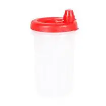 Eda, Boite à sauce 0,6l naturel couvercle cerise