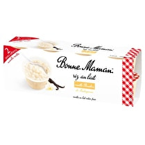 Bonne maman, Riz au lait à la vanille x 8 dont 2 offerts