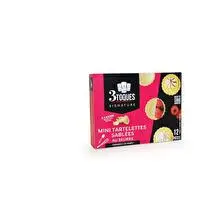 3 toques, Étui de 12 mini tartelettes sablées au beurre