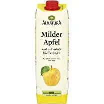 Alnatura, Jus de pomme doux non filtré BIO
