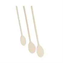 Metaltex, 3 cuillères bois 25-30-35cm